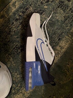 Nike Men's White, Blue and Black Air-Unit Training Sneaker